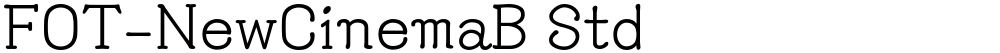 FOT-NewCinemaB Std