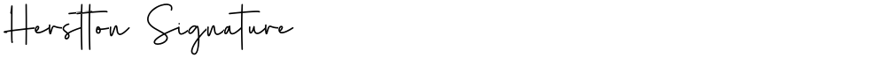 Herstton Signature