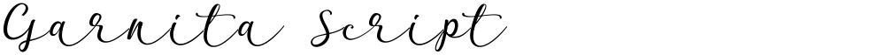 Garnita Script