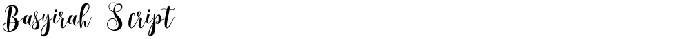 Basyirah Script