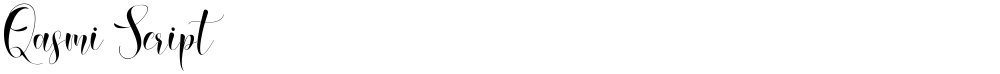 Qasmi Script