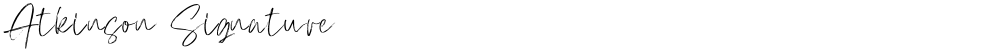 Atkinson Signature