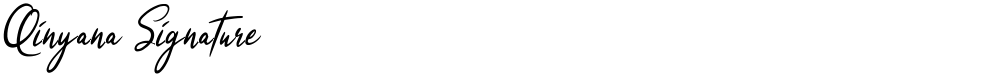 Qinyana Signature