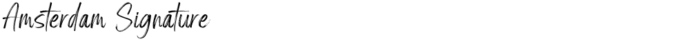 Amsterdam Signature