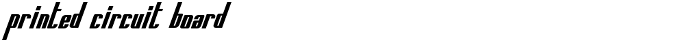 Printed Circuit Board